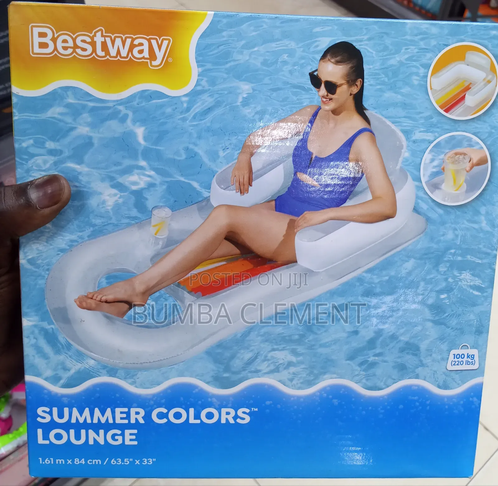 Summer Color's Lounge Pool Floats 1.61 M X 84 Cm