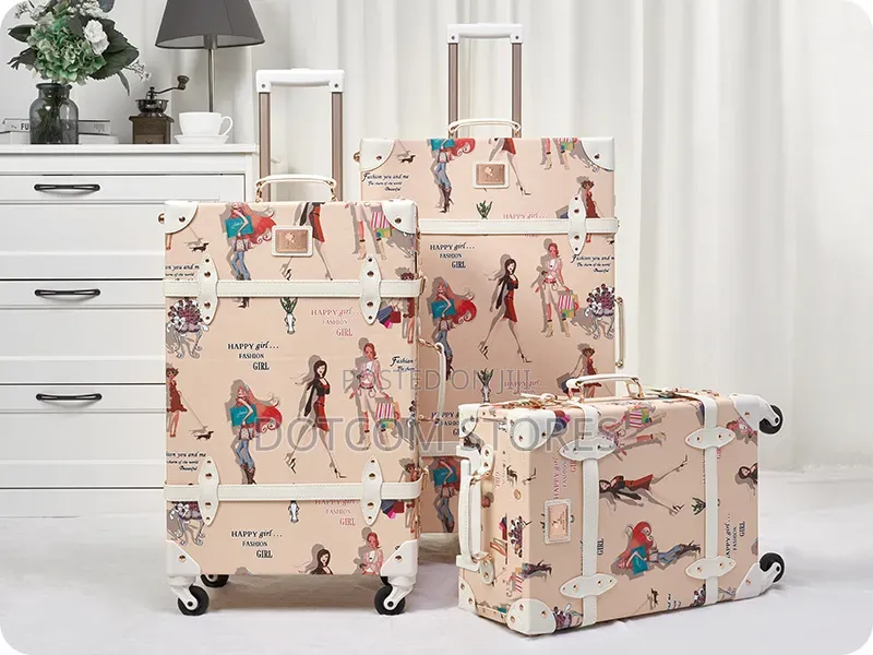Vintage-Style Unitravel Luggage Set