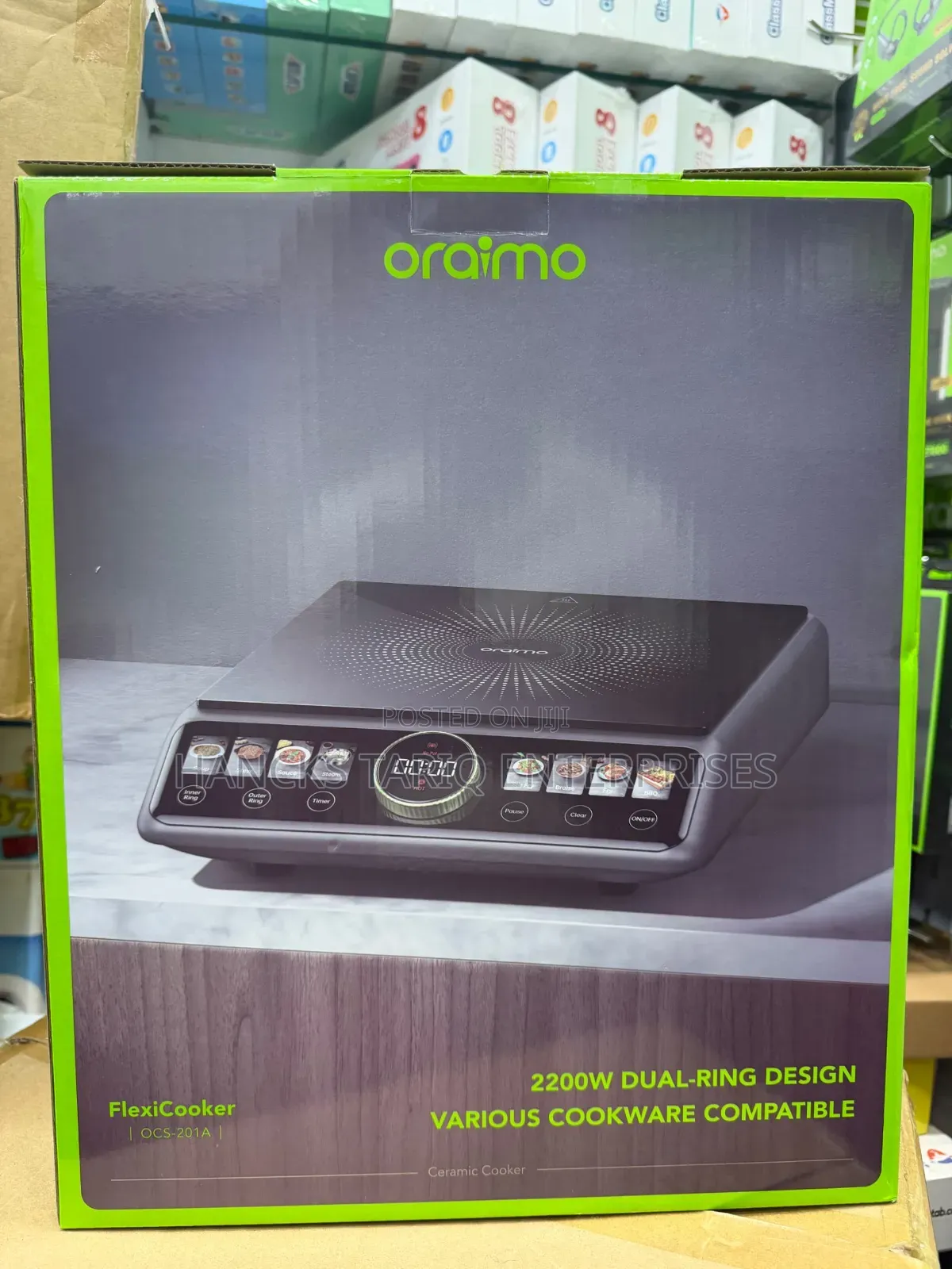 Oraimo FlexiCooker Ceramic Cooker (Model: OCS-201A).