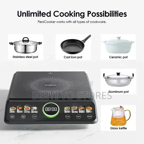 Oraimo FlexiCooker Ceramic Cooker (Model: OCS-201A).