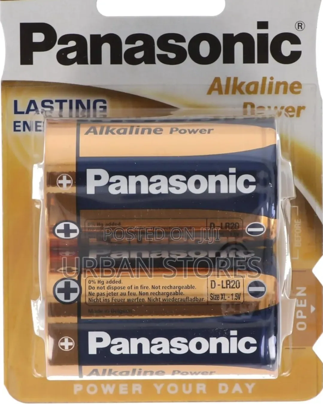 Panasonic LR20XW D Size Alkaline Battey