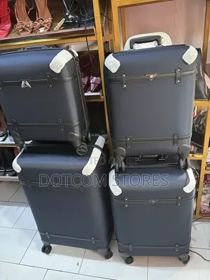 4-Piece Vintage-Inspired Luxury Travel Luggage Set