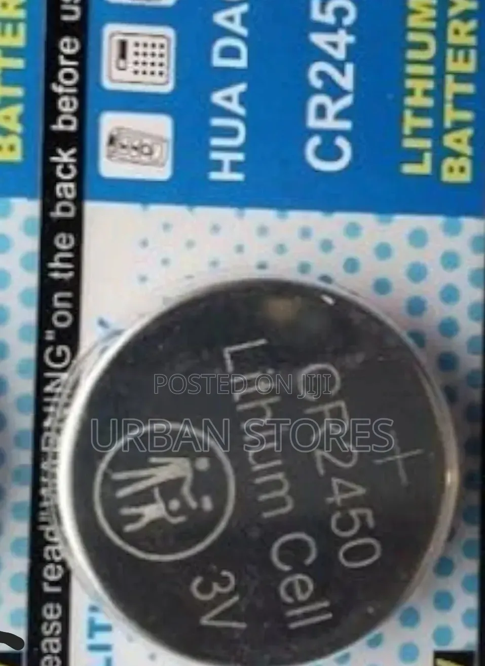 CR2450 3V Lithium Coin Cell Battery 5PCS