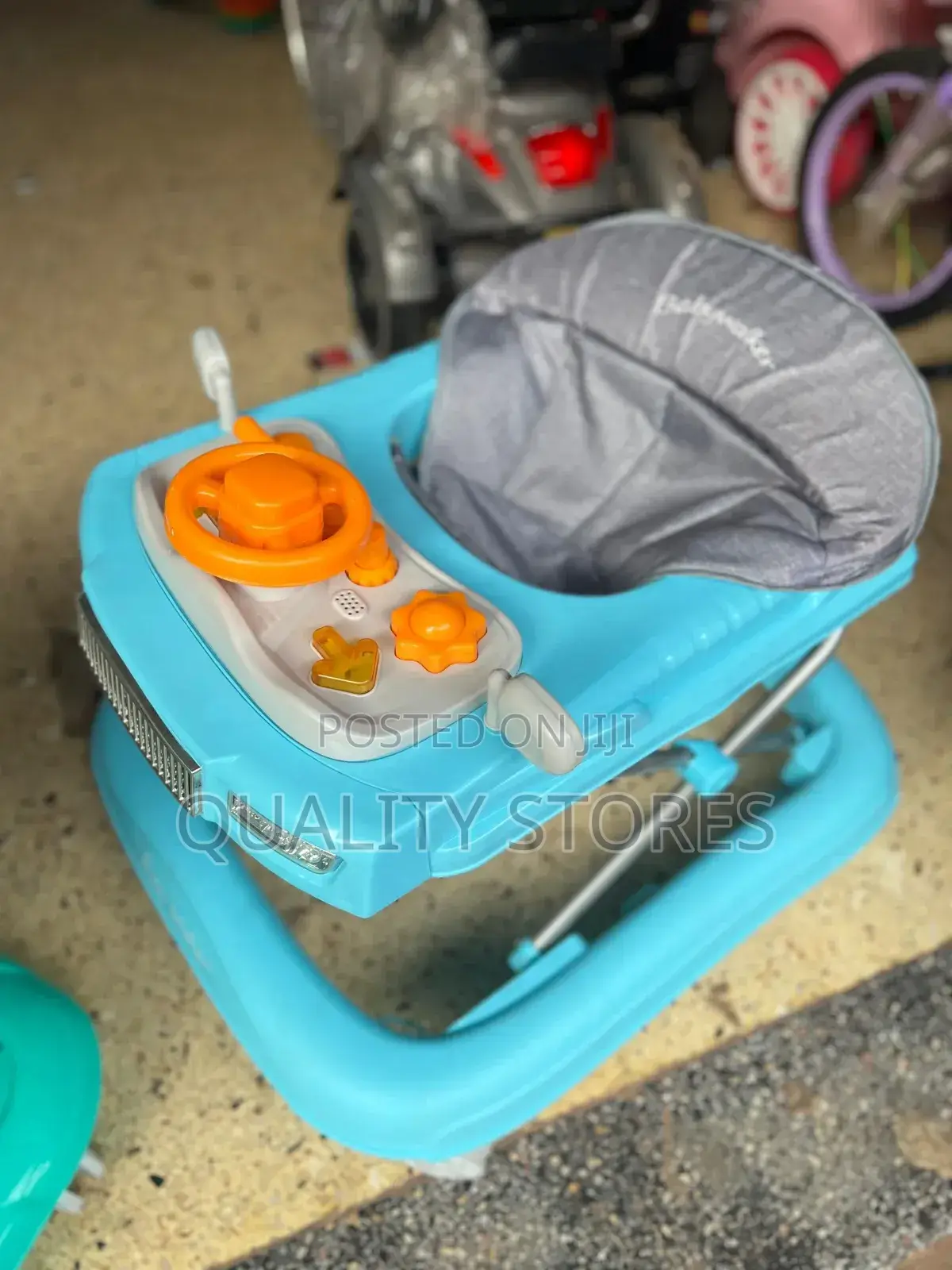 Lights Baby Walker Blue