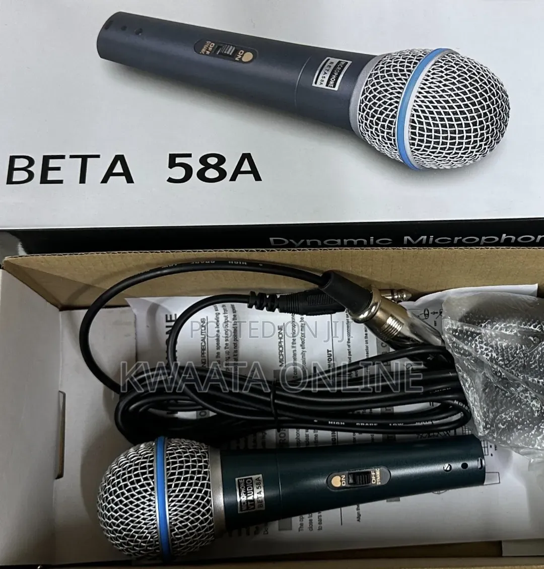 Universal Wired Beta 58A Dynamic Microphone- 1 PC