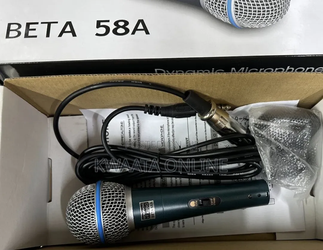 Universal Wired Beta 58A Dynamic Microphone- 1 PC