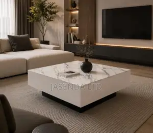 Modern 2-Tone Square Center Table - High Gloss - Brand New Kampala