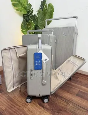 Premium Quality Bubule 3set Beige Front Back Suitcase