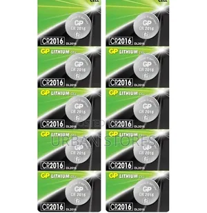 GP CR2016 Lithium Coin Batteries, 3V,