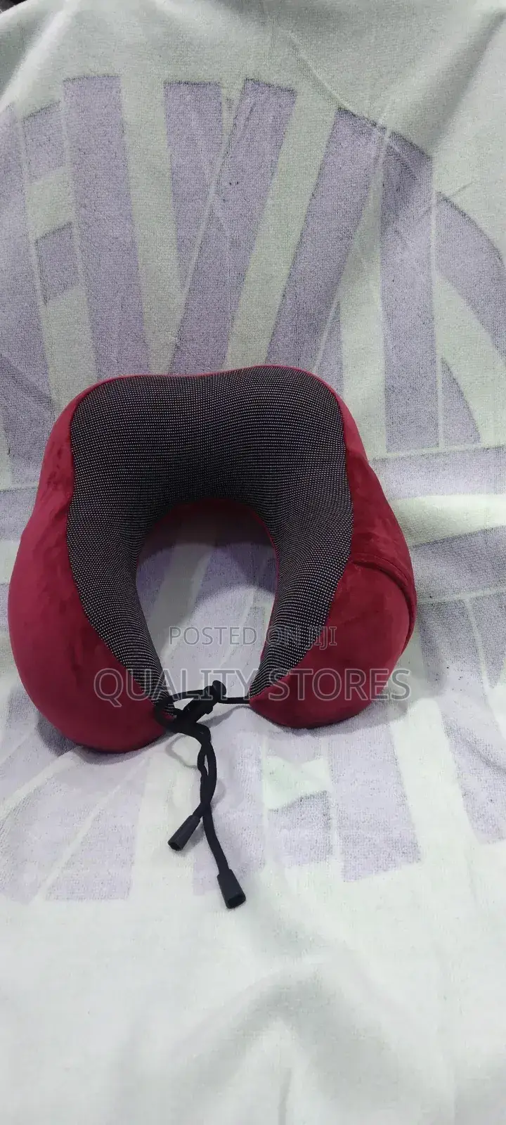 Travel Neck Pillow Maroon
