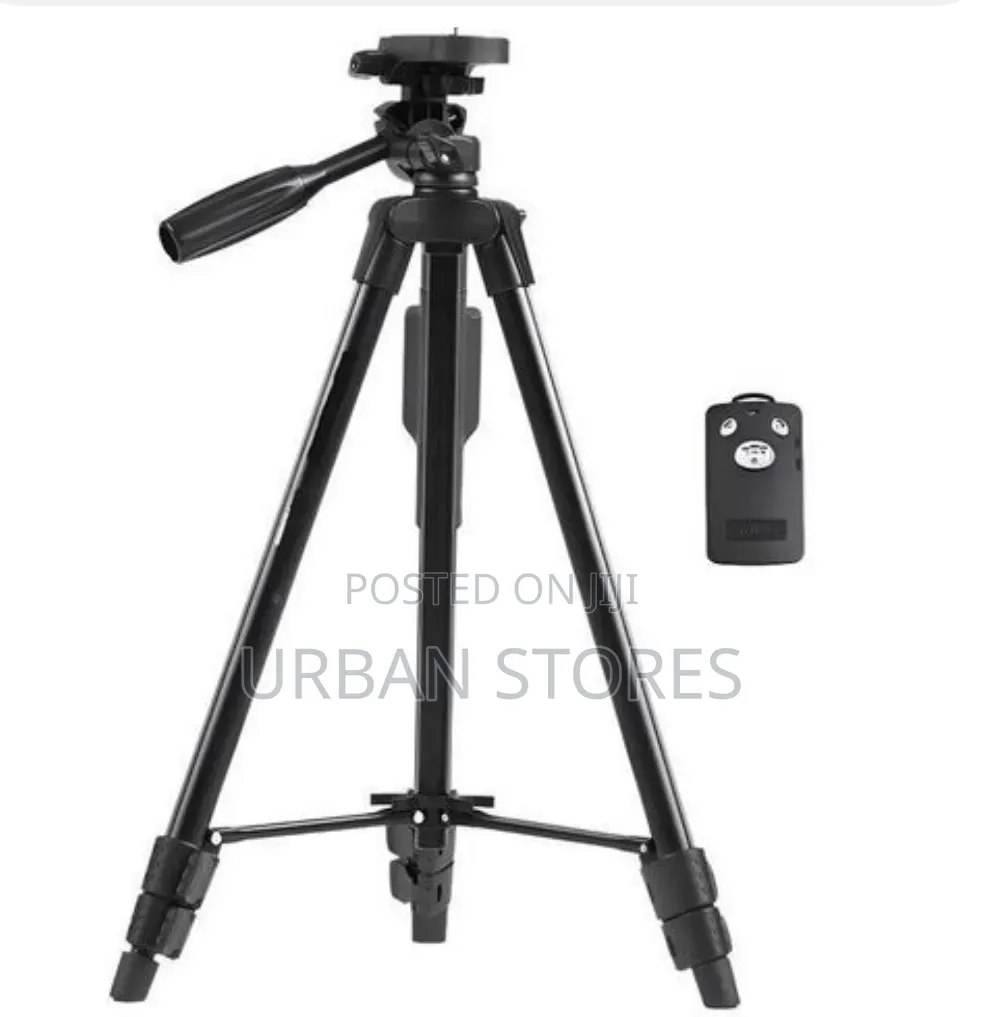 Firm Phone and Camera Tripod Stand With Flexible Mount Holder Clip