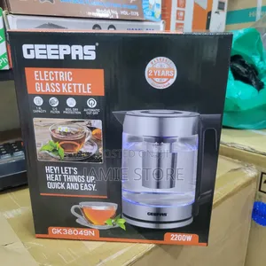 1.8L Geepas Electric Glass Kettle
