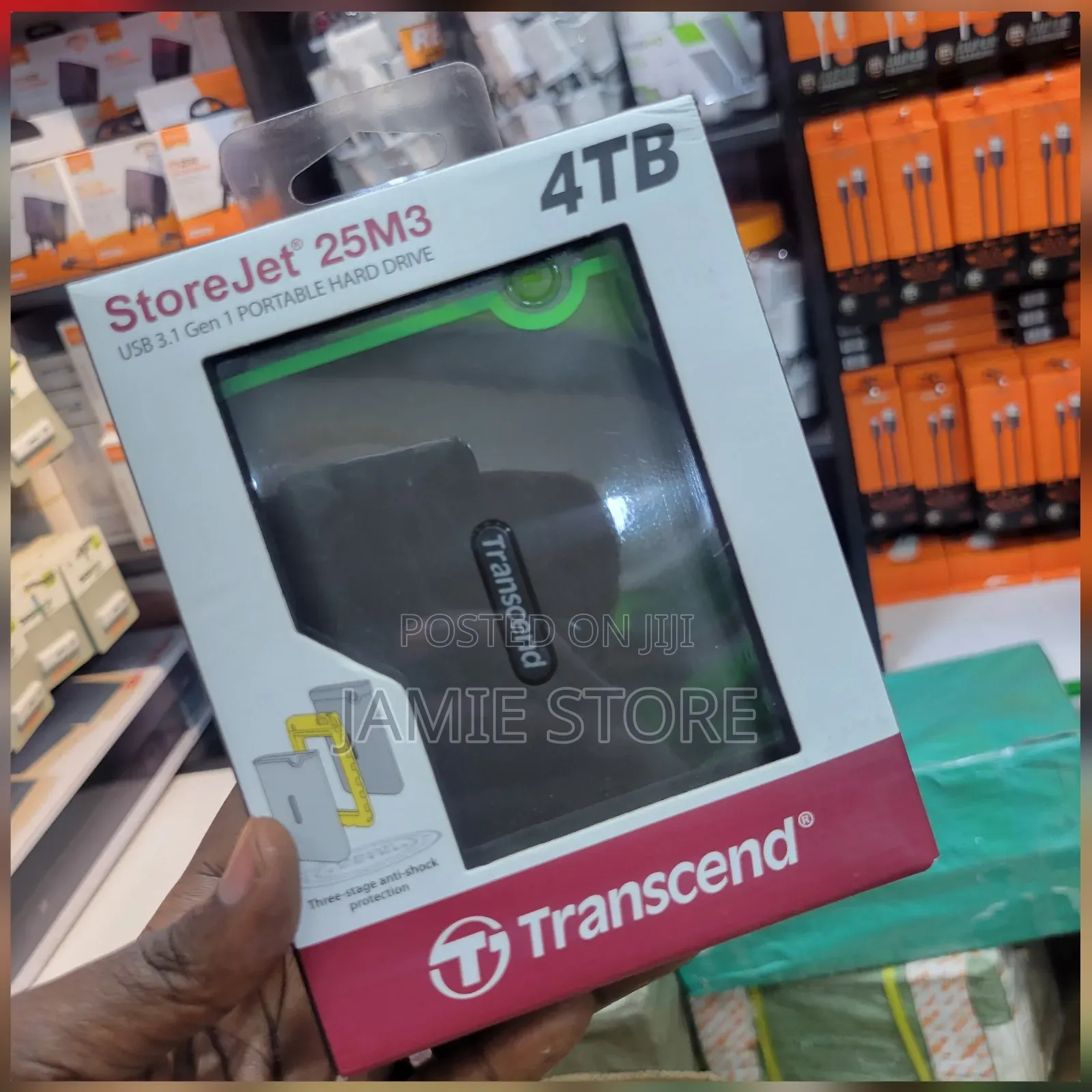 4TB Transcend External Hard Disk Drive 3.0