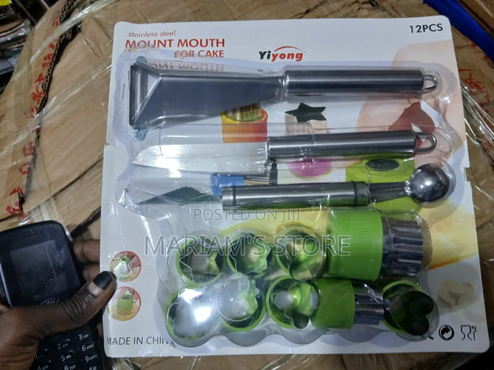 12-Piece Set Features Stainless Steel Tools for Shaping and Carving .