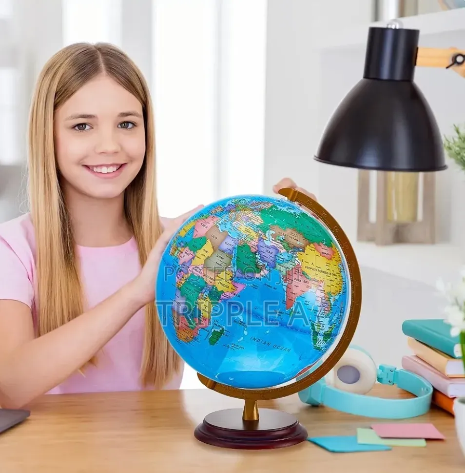 World Globe With Stand