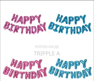 17inch Happy Birthday Foil Balloons