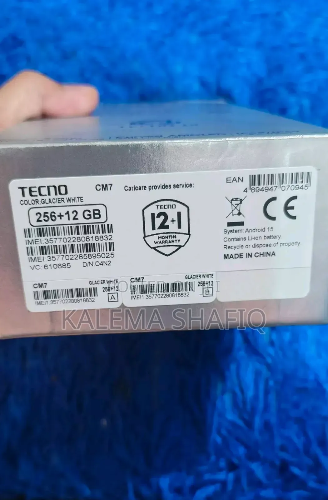 New Tecno Camon 40 Pro 5G 256 GB Gray