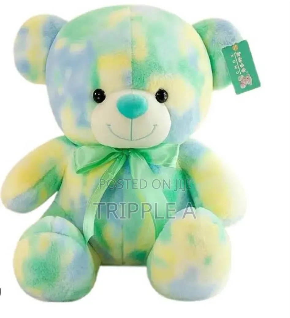 Colorful Bear Plush Toy