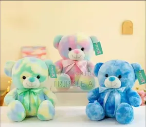 Colorful Bear Plush Toy