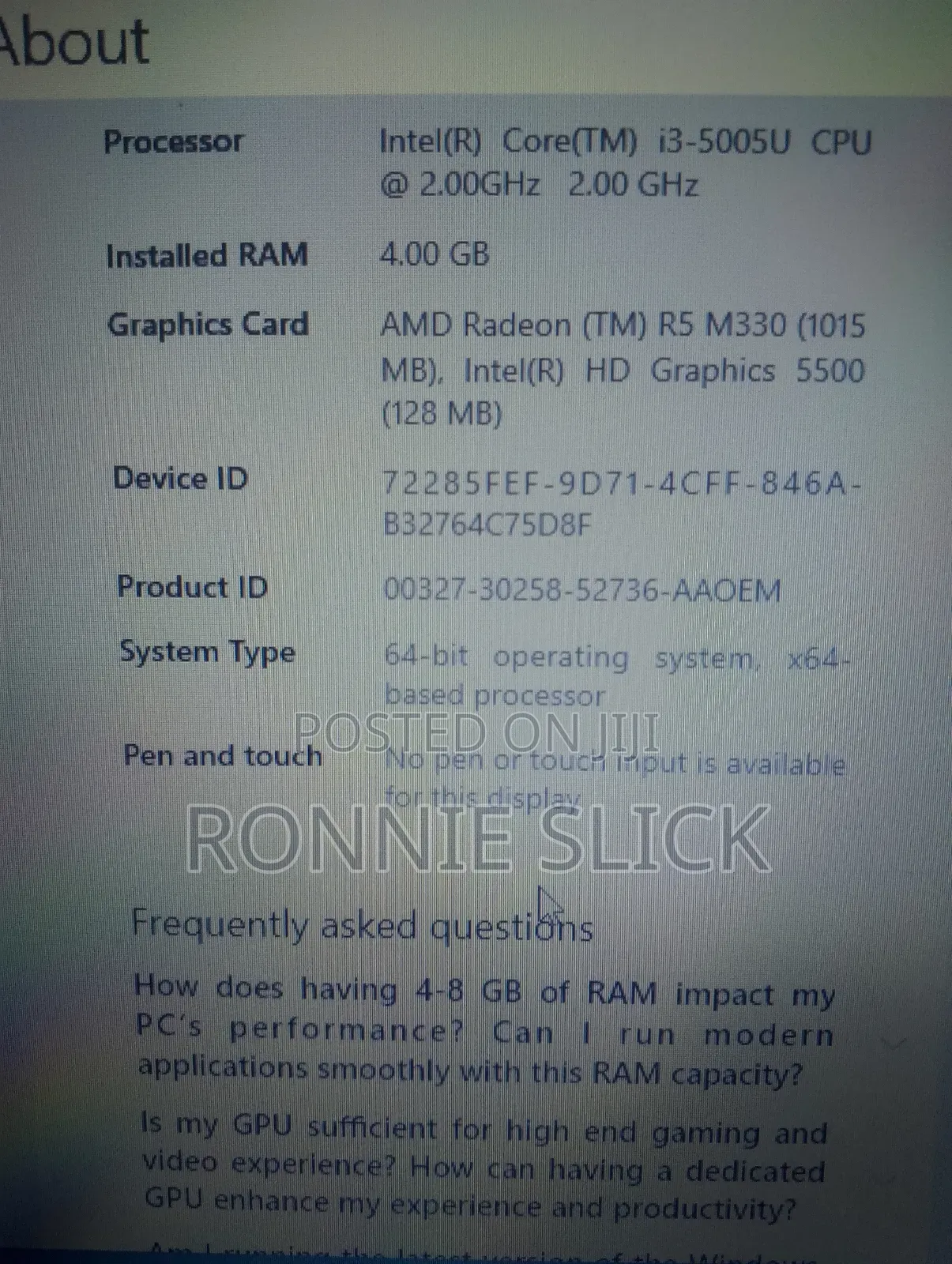 Laptop HP EliteBook 840 G6 4GB Intel Core i3 HDD 500GB