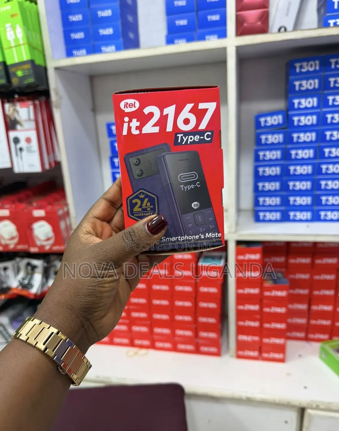 New Itel it2166 Black