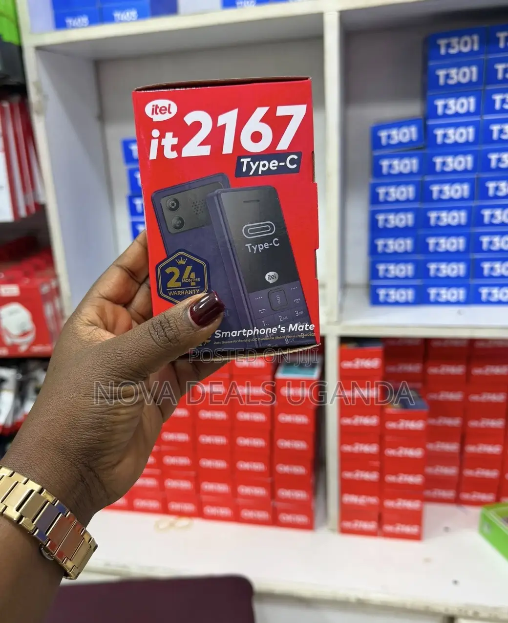 New Itel it2166 Black
