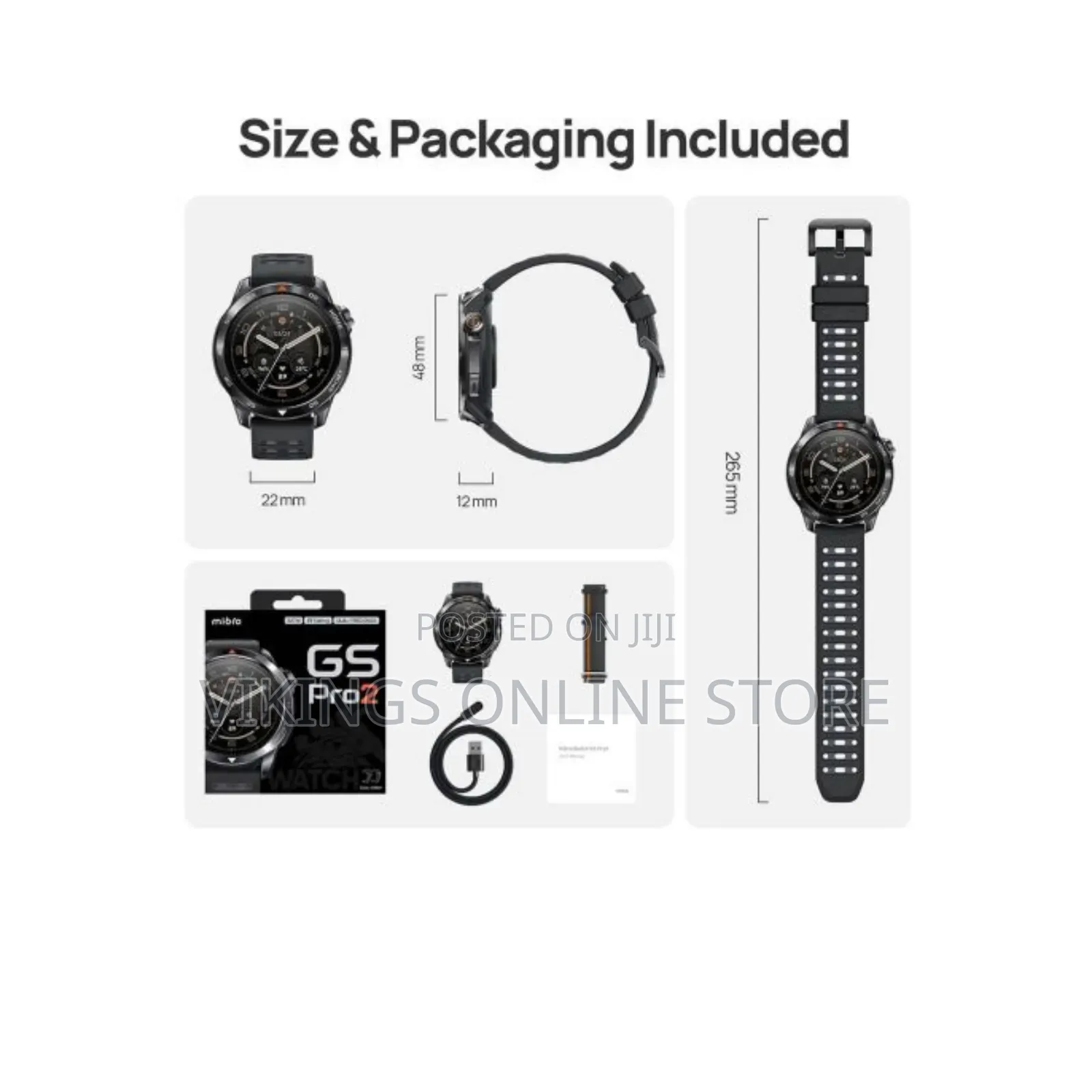 Mibro GS Pro2 Smartwatch 1,43 '' AMOLED 5ATM Multi-Sport Waterproof