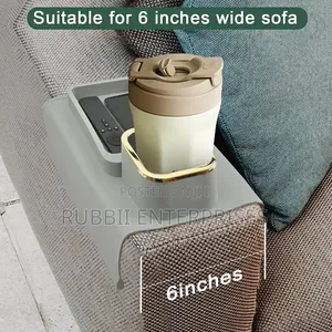 Weighted Silicone Caddy Holds Drinks and Snacks