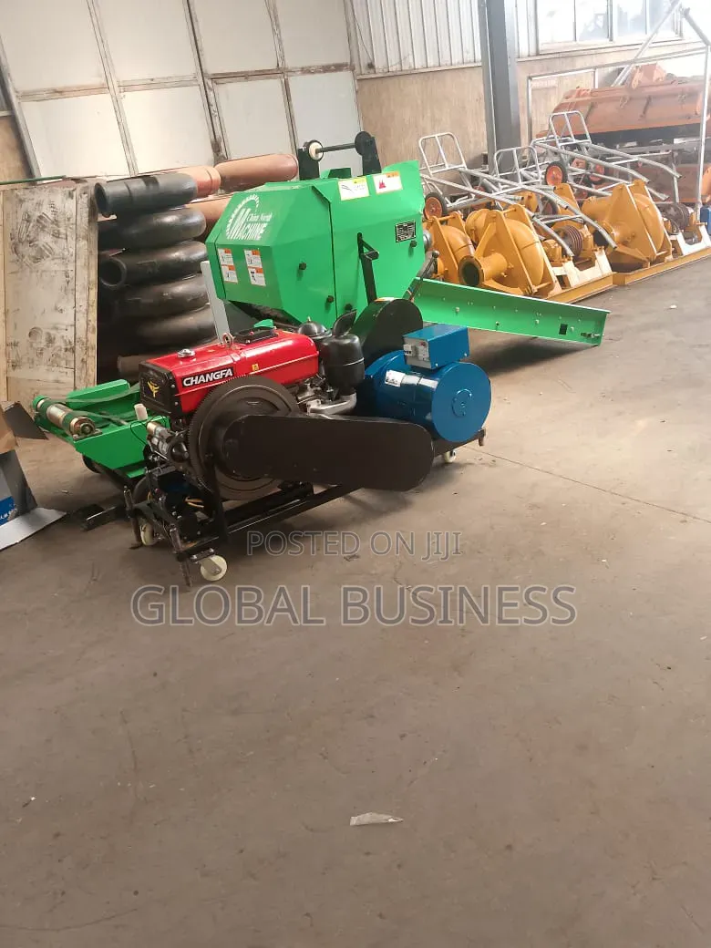Hay Baler Complete Set With Diesel Engine Generator