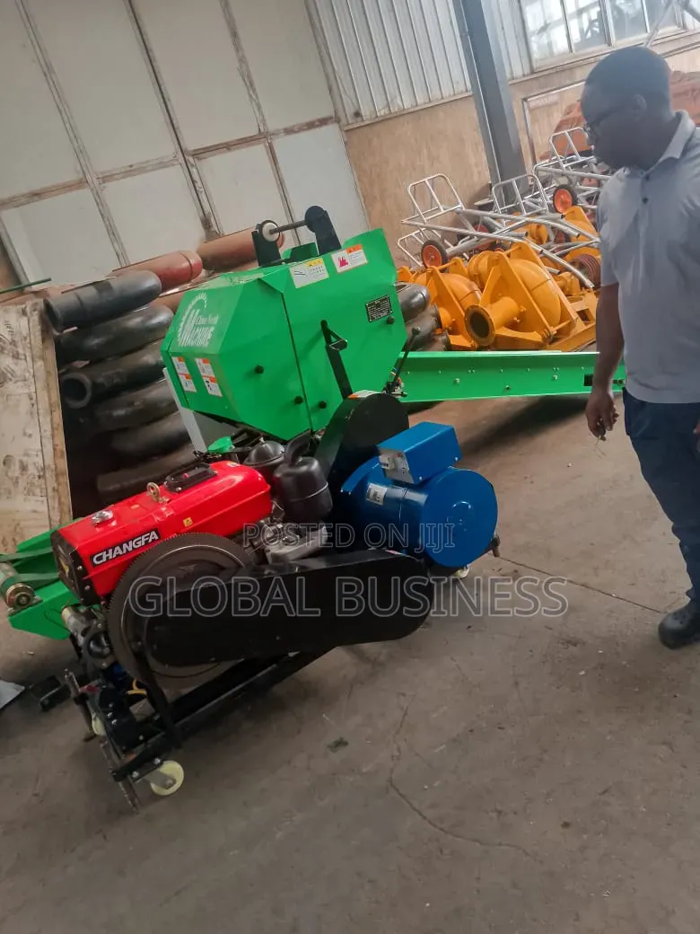 Hay Baler Complete Set With Diesel Engine Generator