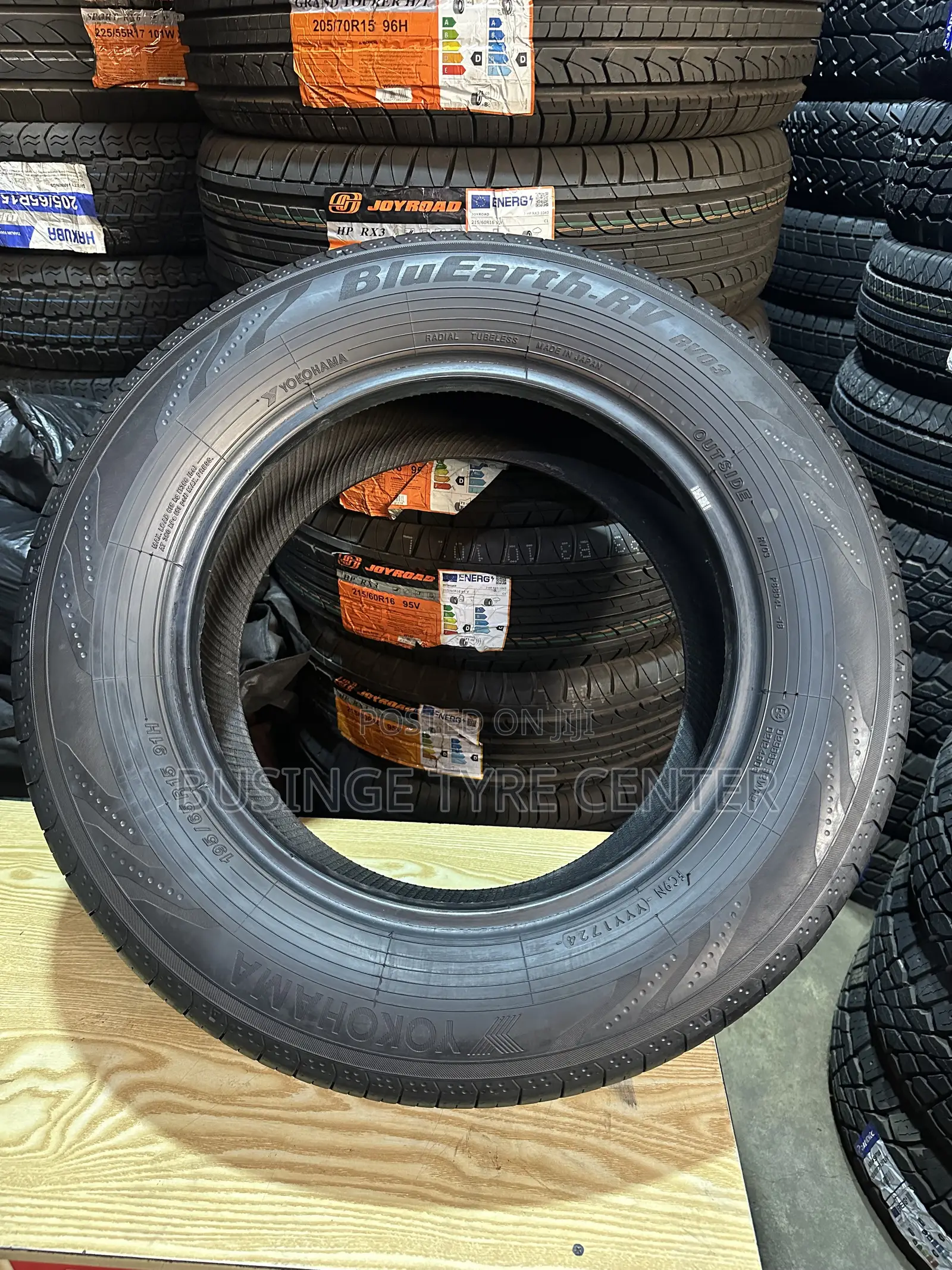 195/65r15 Yokohama Tires  Japan Used in Good Condition