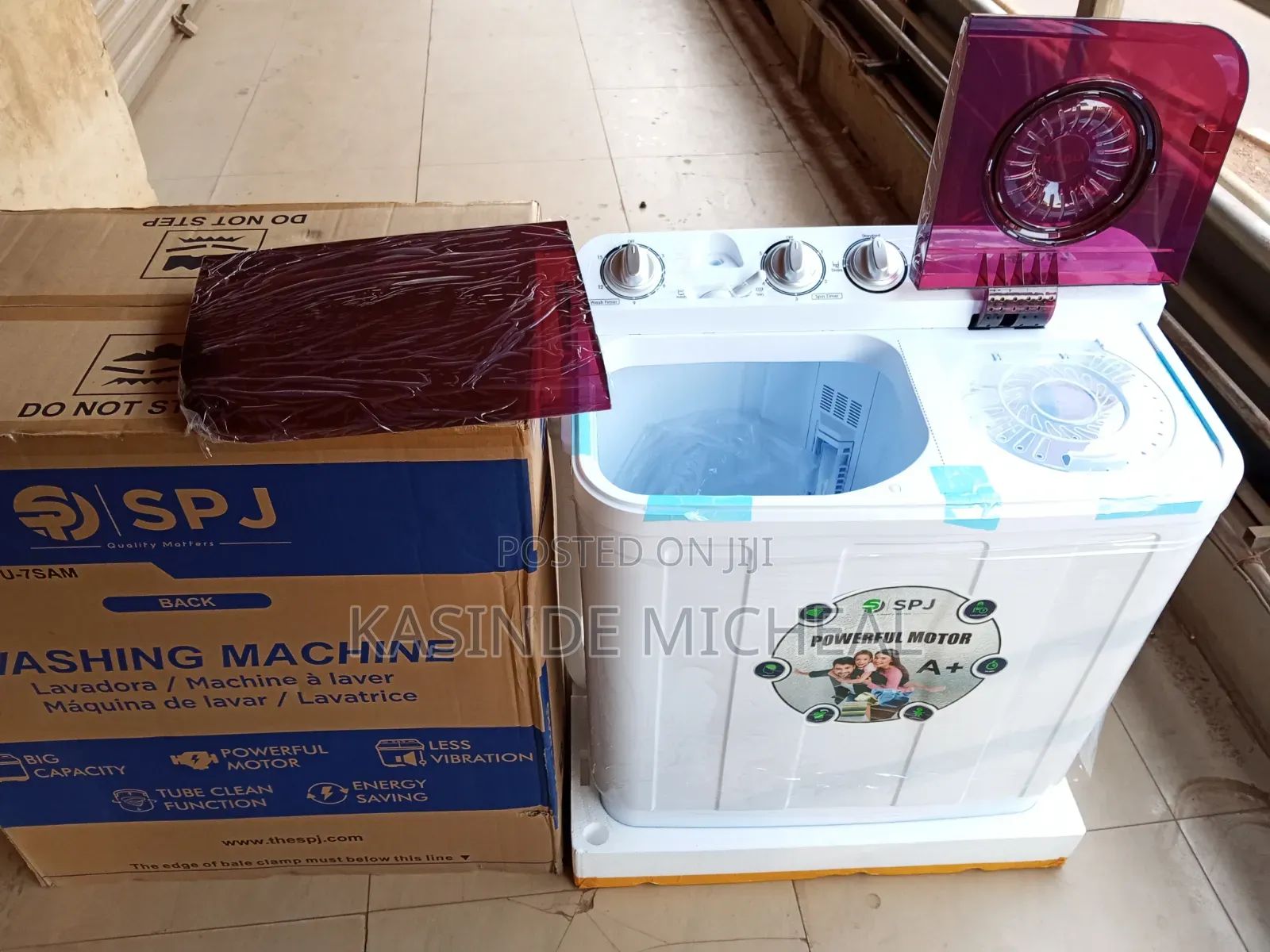 7kg SPJ Twin Tub Washing Machine