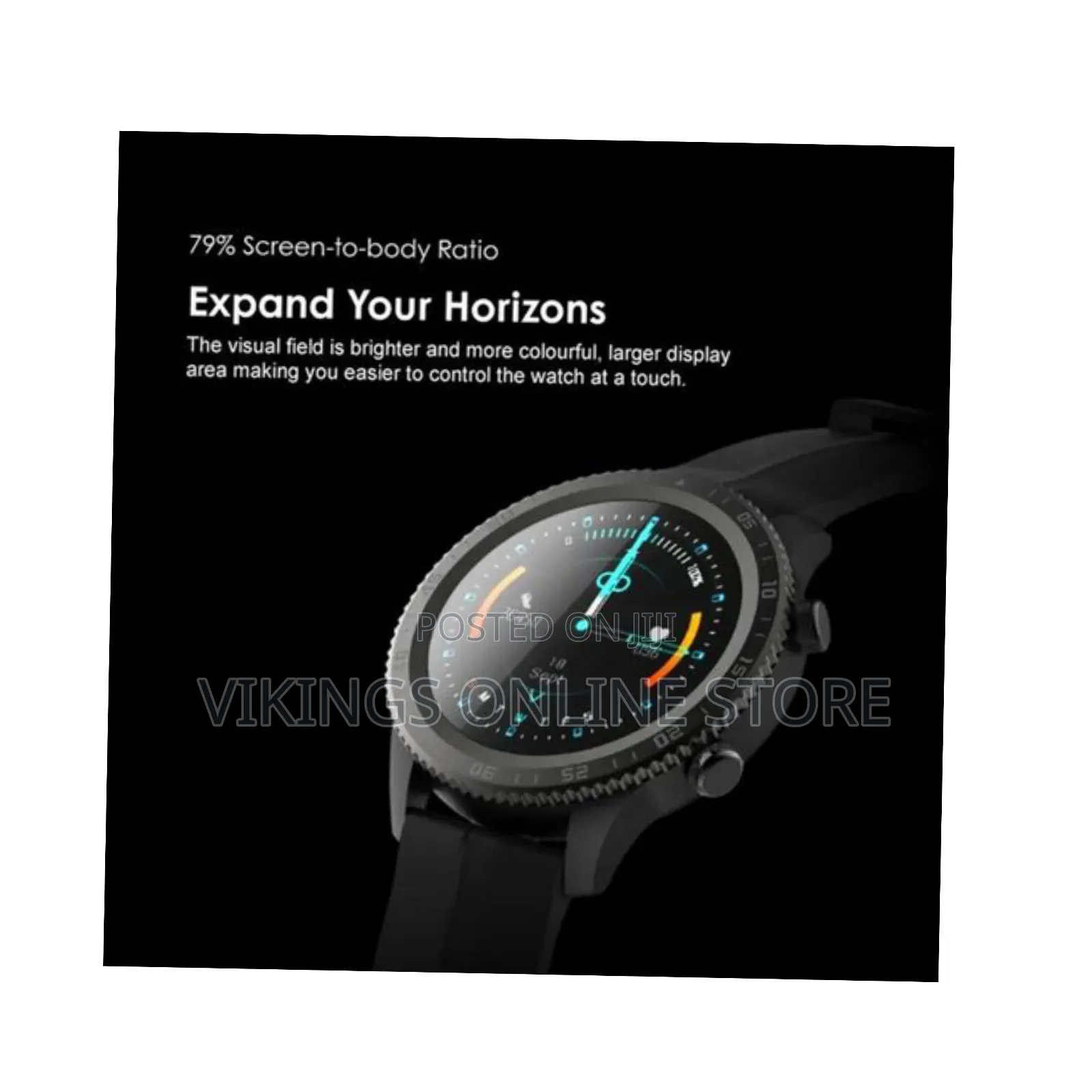 Oraimo Tempo W3 OSW-22NBLK Smart Watch 1.28 Inch Round IP68 Waterproof