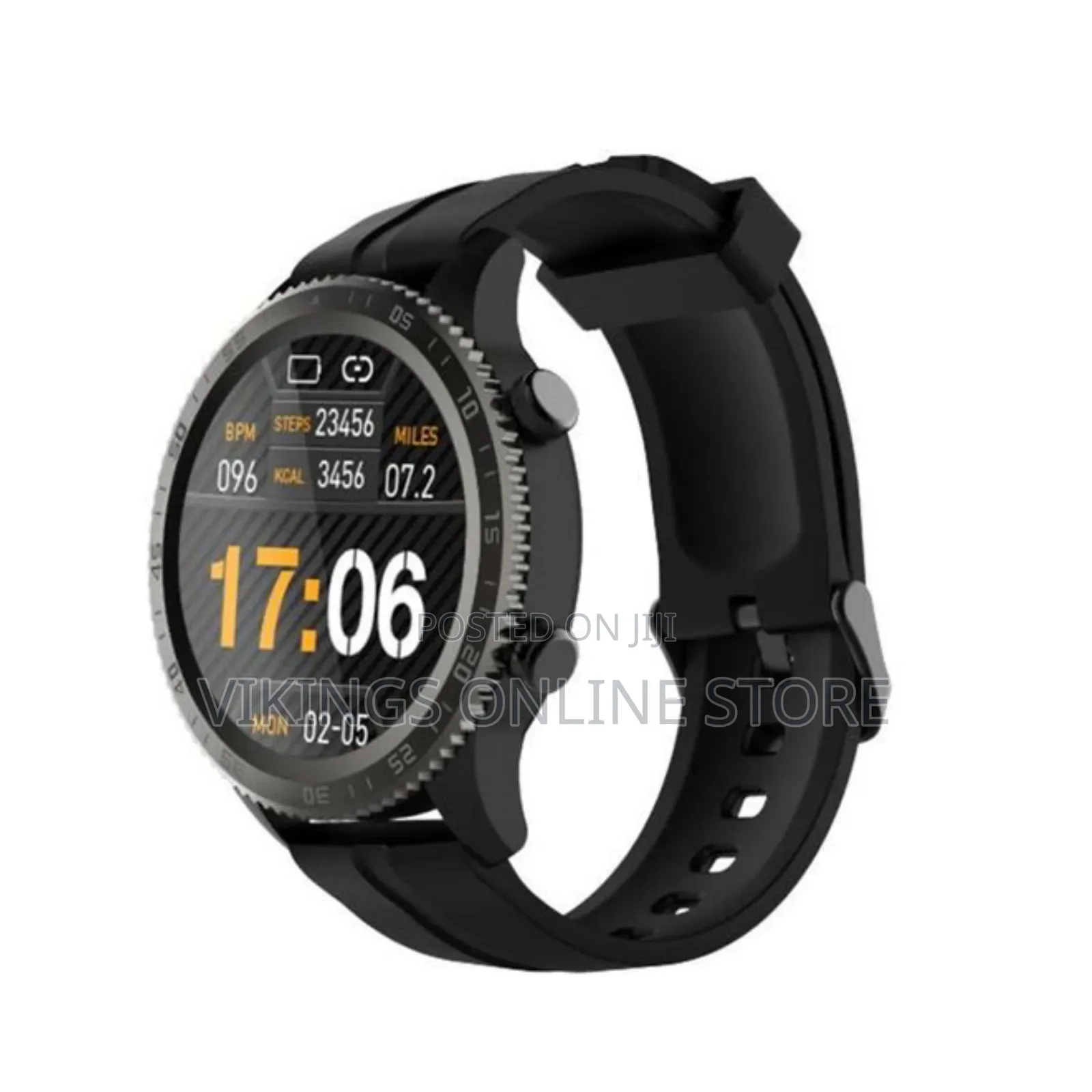 Oraimo Tempo W3 OSW-22NBLK Smart Watch 1.28 Inch Round IP68 Waterproof