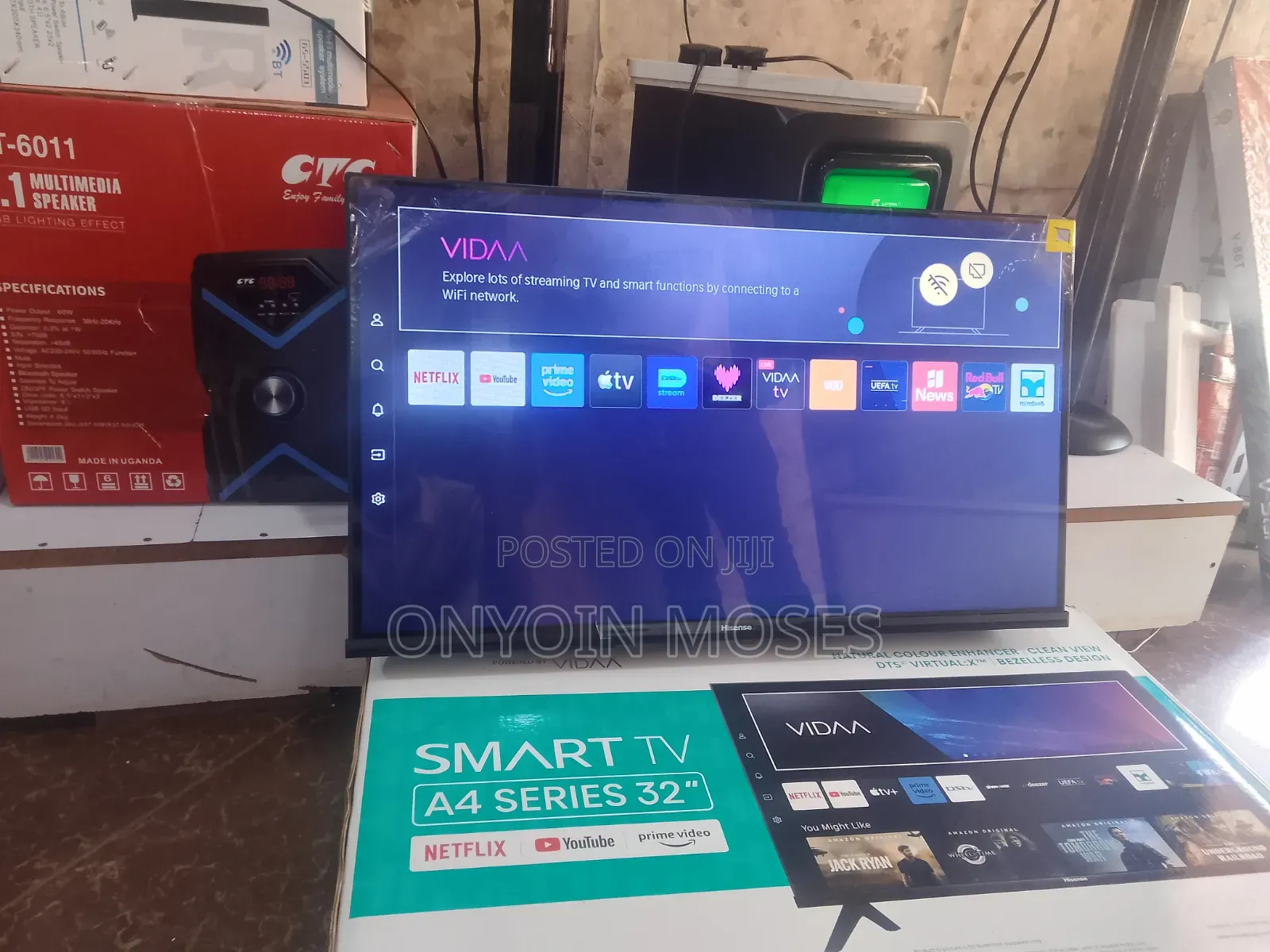 32 Inches Smart Hisense TV With Inbuilt Free to Air Decoder