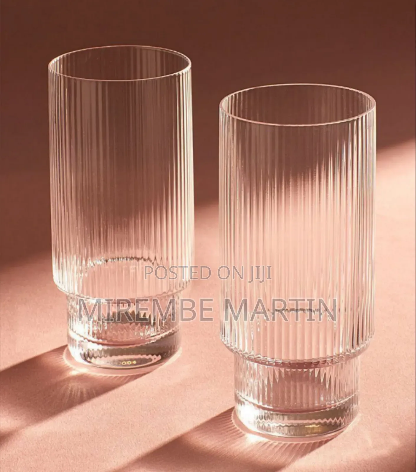 Ribbed Glass