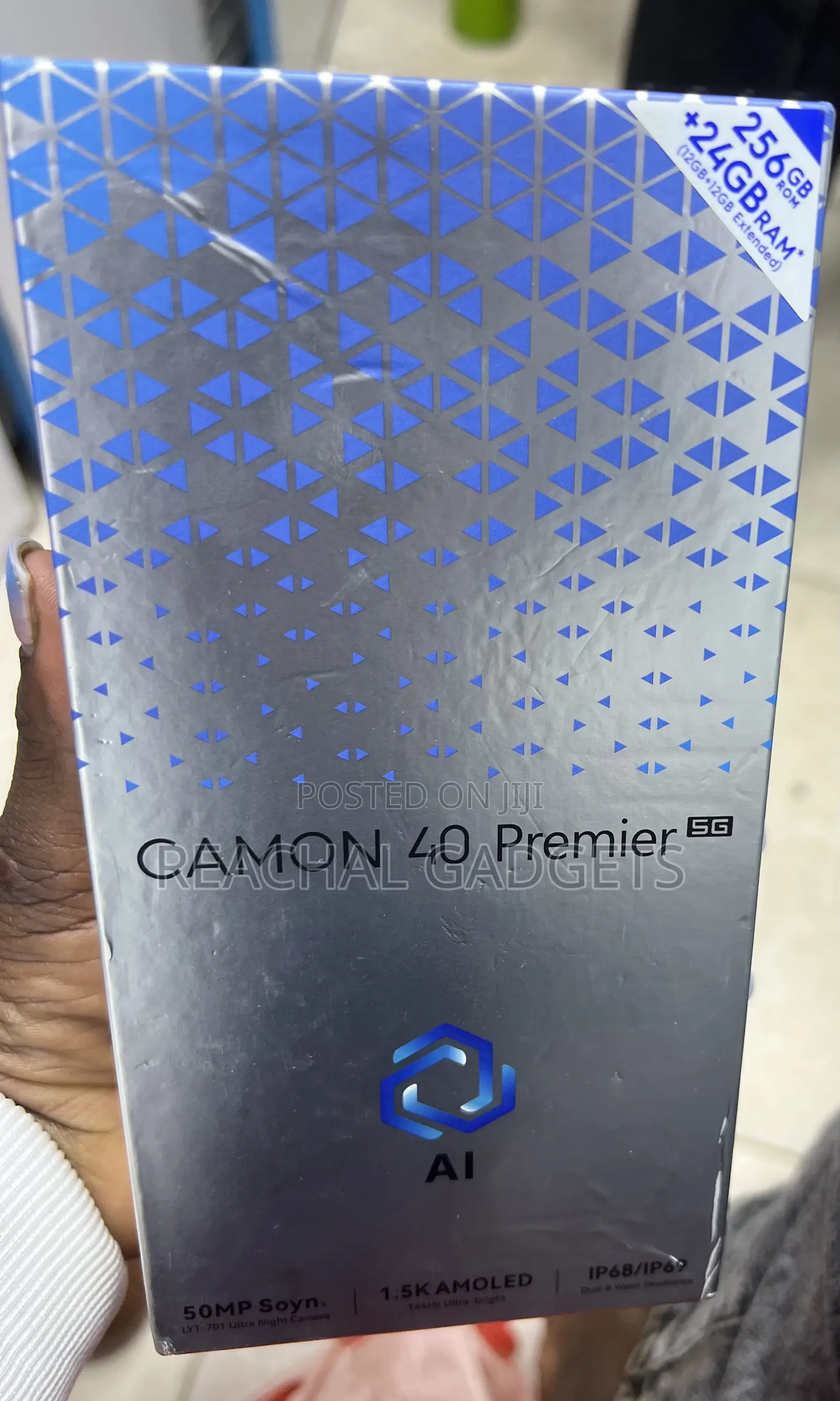 New Tecno Camon 40 Premier 5G 256 GB Blue