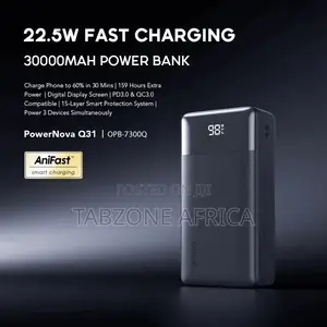 New Oraimo PowerNova Q31 30000mAh 22.5W Super Fast Charging PowerBank