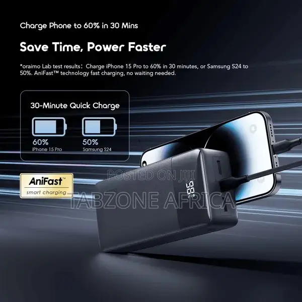 New Oraimo PowerNova Q31 30000mAh 22.5W Super Fast Charging PowerBank