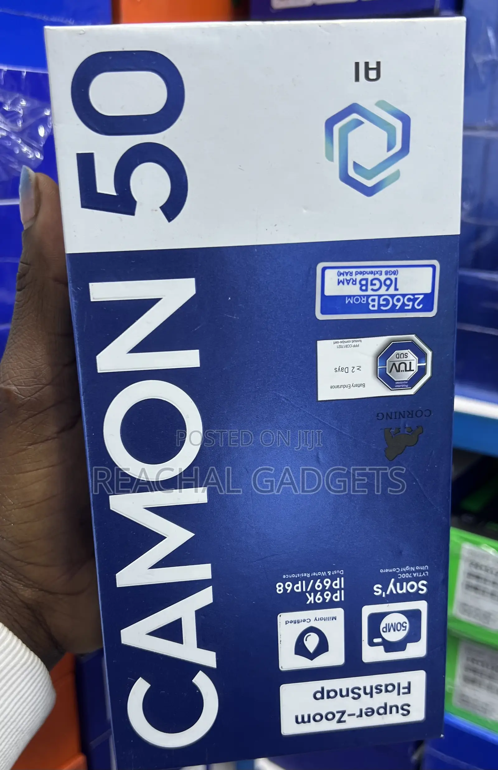New Tecno Camon 50 256 GB Bronze