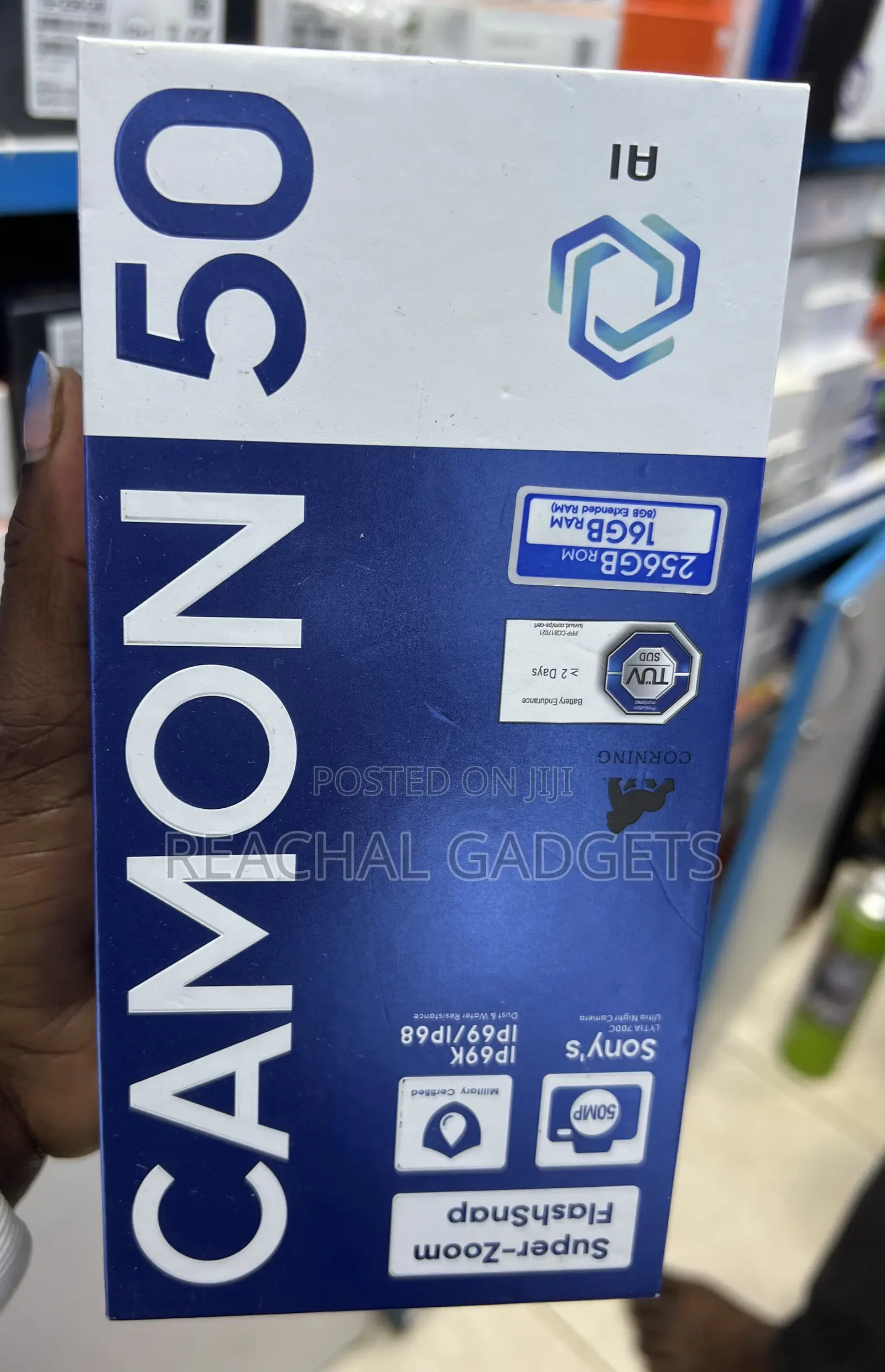 New Tecno Camon 50 256 GB Bronze