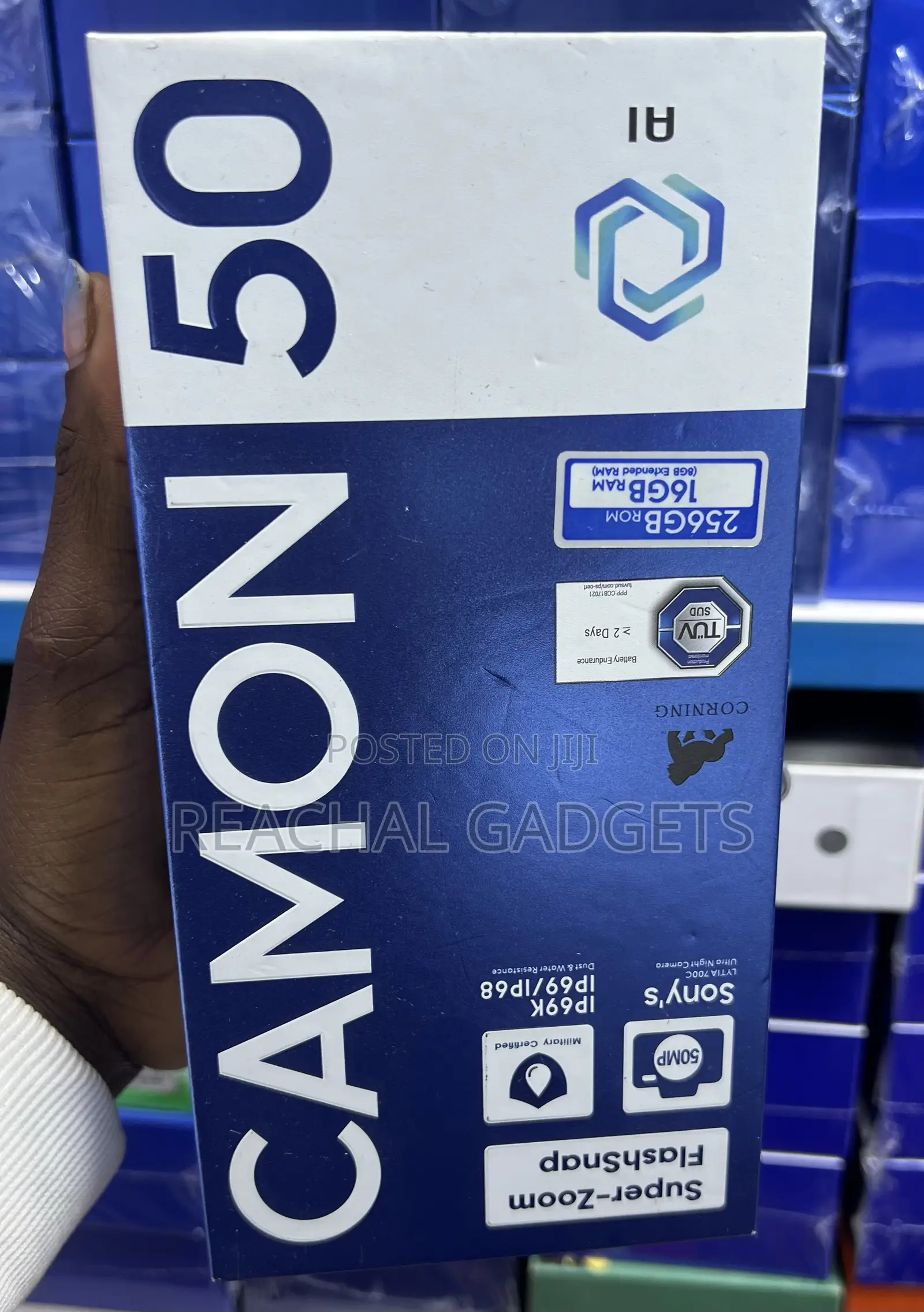 New Tecno Camon 50 256 GB Bronze