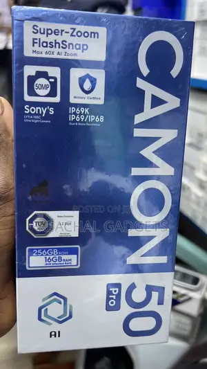 New Tecno Camon 50 Pro 256 GB Blue