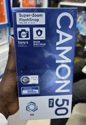 New Tecno Camon 50 Pro 256 GB Blue