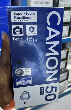 New Tecno Camon 50 Pro 256 GB Blue