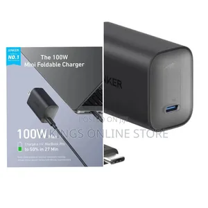 Anker Nano Charger, 100W Foldable MacBook Charger for iPhone Series