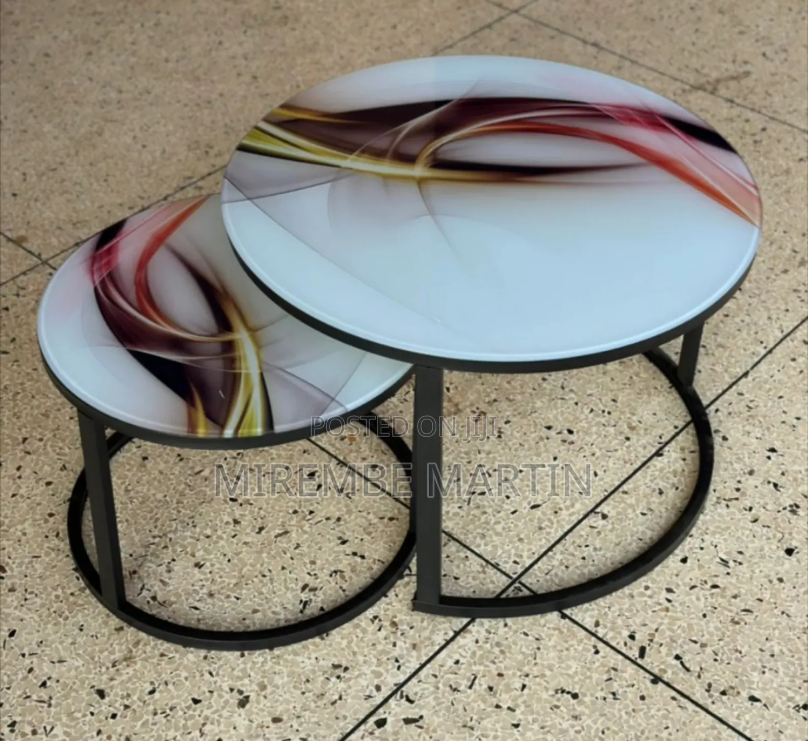 2in1 Glass Tables