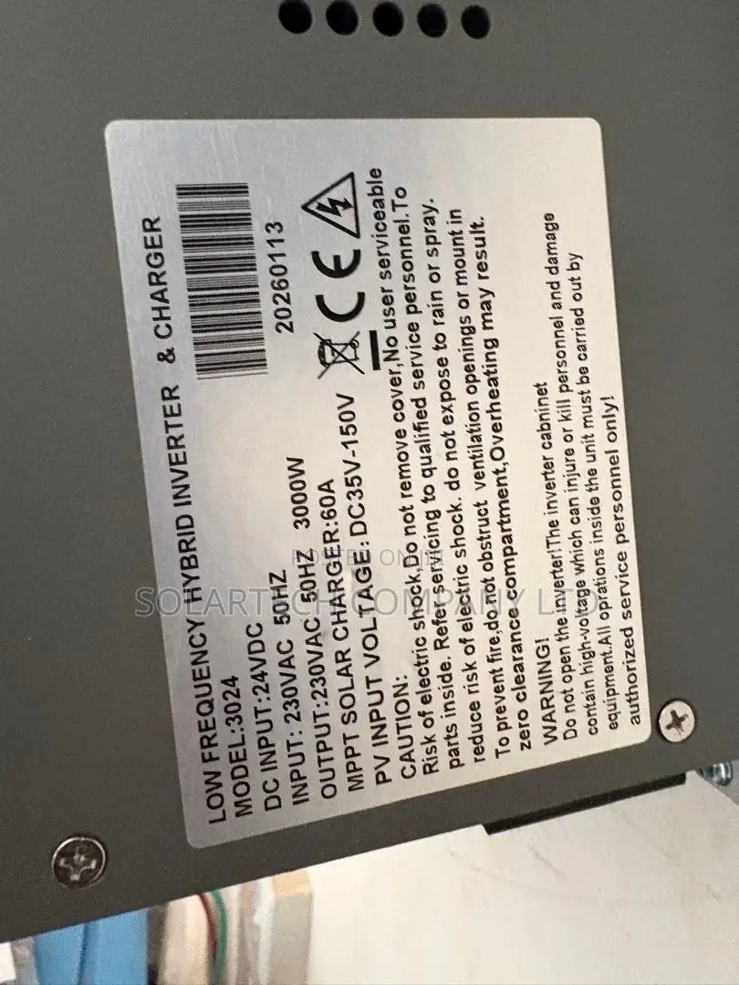 3000W 24V Low Frequency Hybrid Solar Inverter 3 Years Warranty
