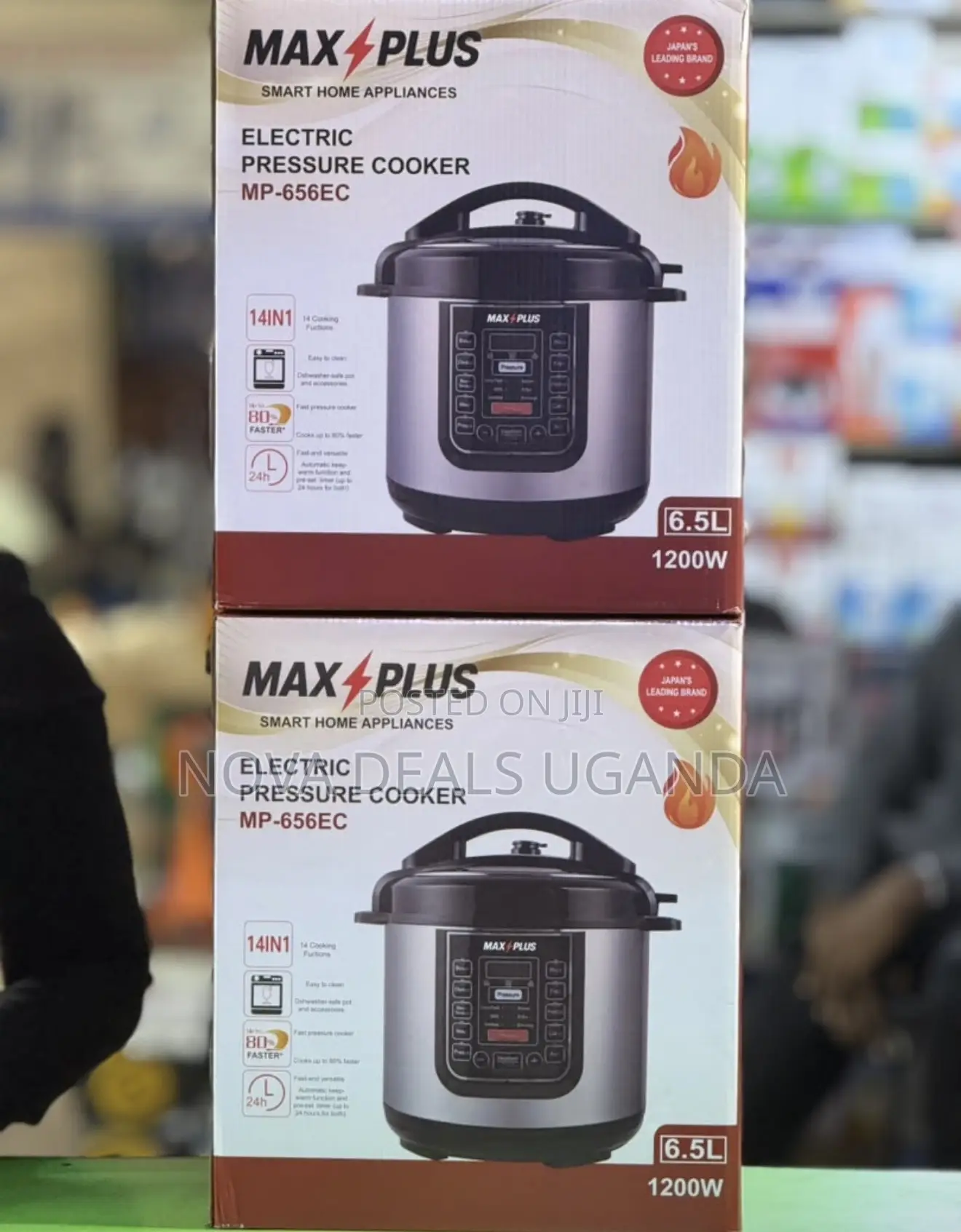 Max Plus 14-in-1 Electric Pressure Cooker With Steamer-6.5l
