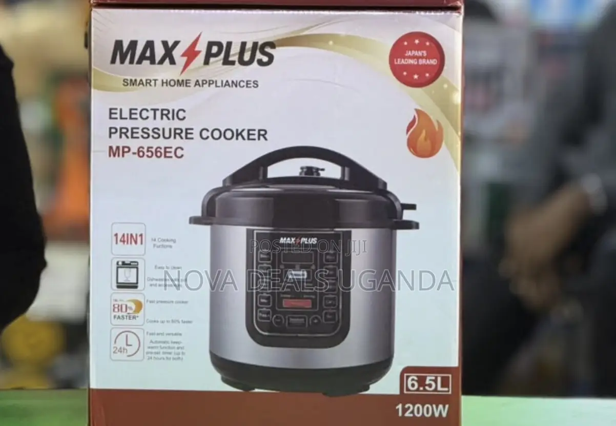 Max Plus 14-in-1 Electric Pressure Cooker With Steamer-6.5l